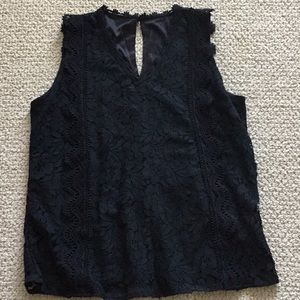Amazon black lace top
